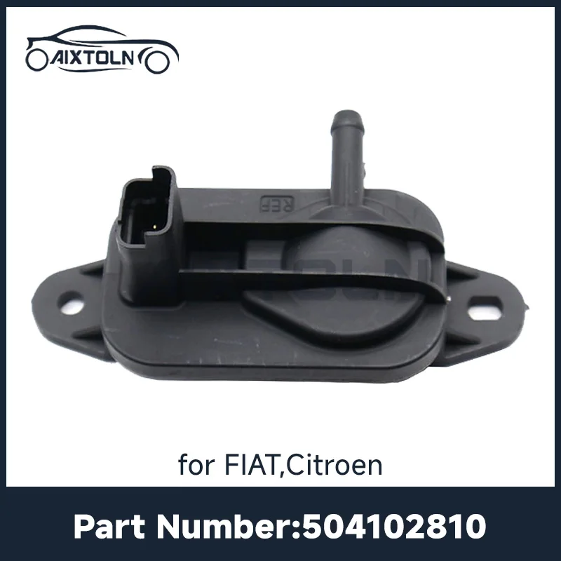 Sensor de Presión Diferencial 504102810 para Fiat Ducato, Citroën Jumper, C4 Picasso, Berlingo, Iveco Daily III/IV/V/VI, Stralis I/II