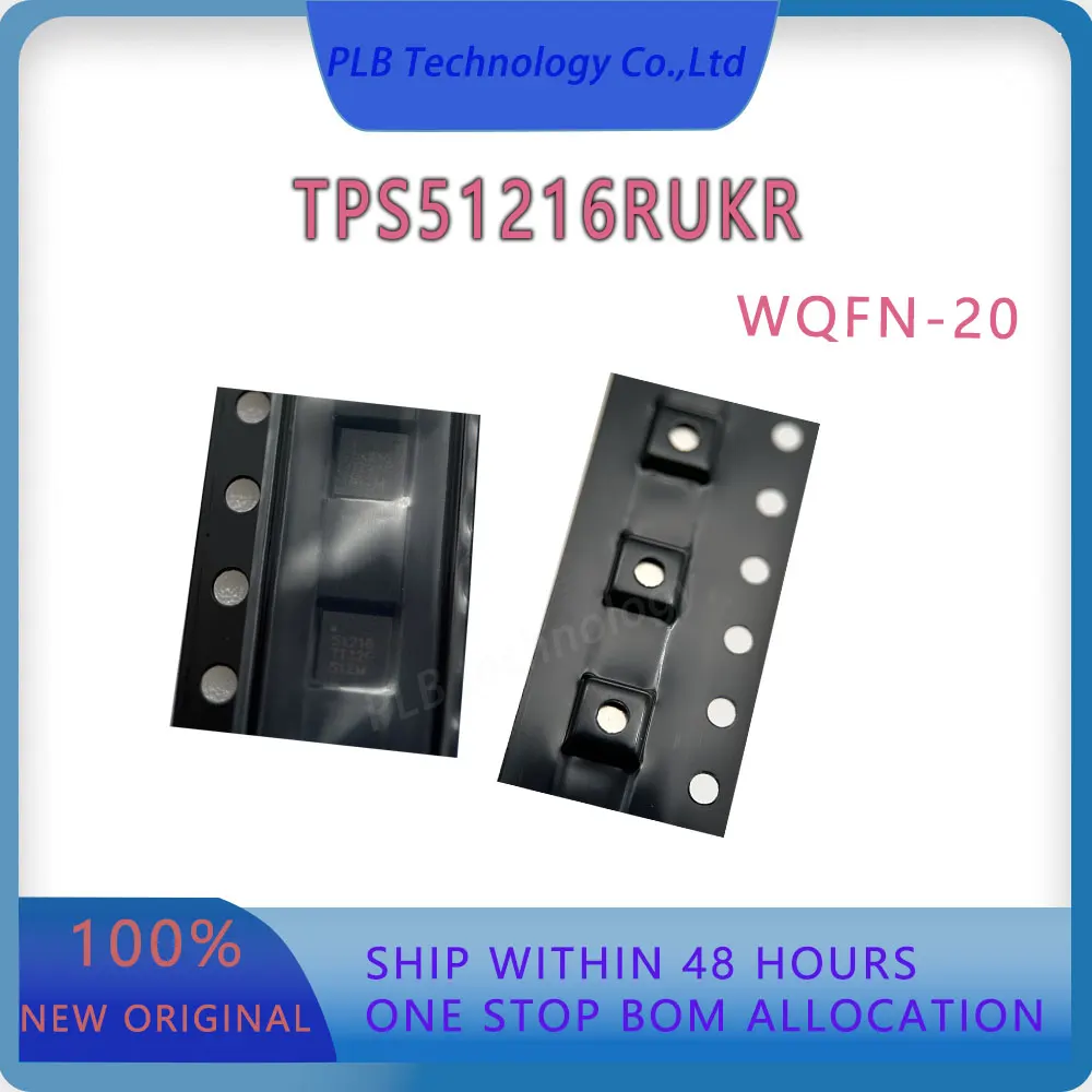

10PSC/LOT TPS51216 TPS51216RUKR WQFN-20 DDR2/3/3L/4 Memory Power Solution Synchronous Buck Controller 2A LDO Buffered Reference
