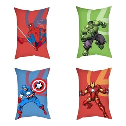 New Marvel Hulk Iron Man Spiderman Hulk Cartoon  Waist Pillow Pillow Creative Personality Cool Plush Pillow Children's Gift