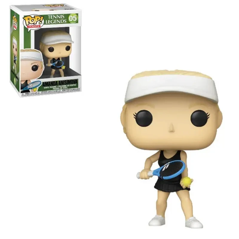 Funko pop tênis john mcenroe bjorn borg amanda anisimov maria sharapova global limitado colecionáveis boneca estatuetas modelo brinquedos