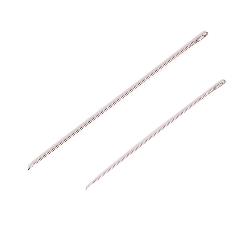 20Pcs/Lot Leathercraft Sewing Needles Large Eye Blunt Stitching Needle Harness Round-pointed Needle Leather Hand Sewing