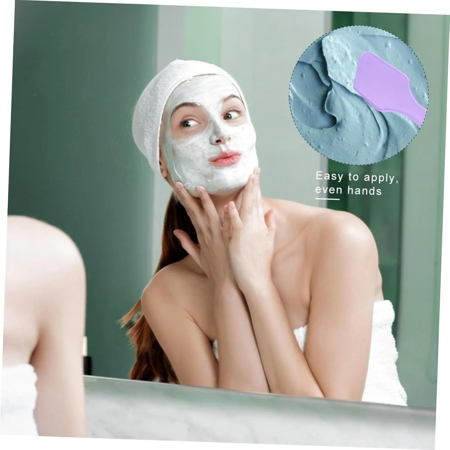 Random Color Mask Spatula Sticks 10 Pack, Mini Cosmetic Mixing Scoops, DIY Facial Mask Makeup Tools