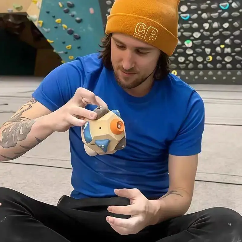 1 قطعة هدايا عشاق التسلق جديد إصبع تسلق الكرة قوة الاصبع ممارسة تسلق الكرة 18 نقاط الصخور الحقيقية