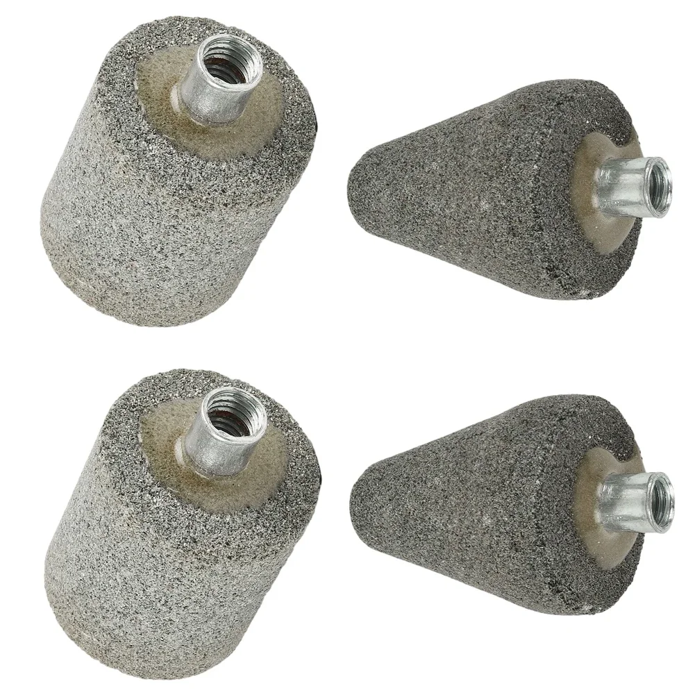 2pcs M10 Thread Angle Grinder Grinding Wheel Cylindrical/conical Grinding Head Grit 70 For 100 Type Angle Grinder Power Tools