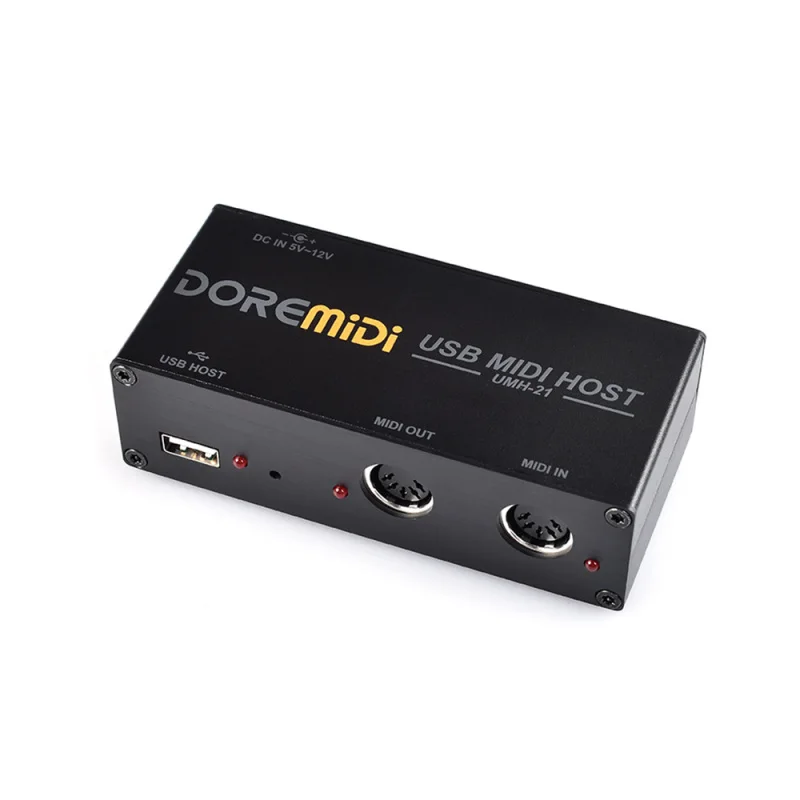

Высокоскоростной USB MIDI-хост-бокс DOREMiDi 1-в-1, 16-канальный MIDI-бокс, применимый к MIDI-клавиатуре