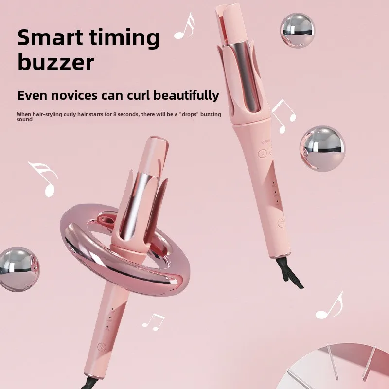 หมุนอัตโนมัติ 32 มม.ขนาดใหญ่ม้วนไอออนลบเซรามิค Curling Iron,Professional WAVE Anti-Winding Curling Iron จัดแต่งทรงผม Rod