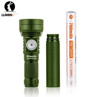 Lumintop GT NANO PRO V3.0 Mini flashlight with 10750 extend tube and battery 1600 lumens triple LED with TYPE C charging