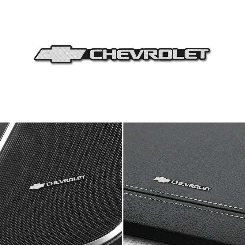 Pegatina decorativa de modificación estéreo para altavoz de coche, 10 Uds., para Chevrolet Bolt Spark Tahoe Z71 Aveo Impala Lacetti Malibu Sail SS