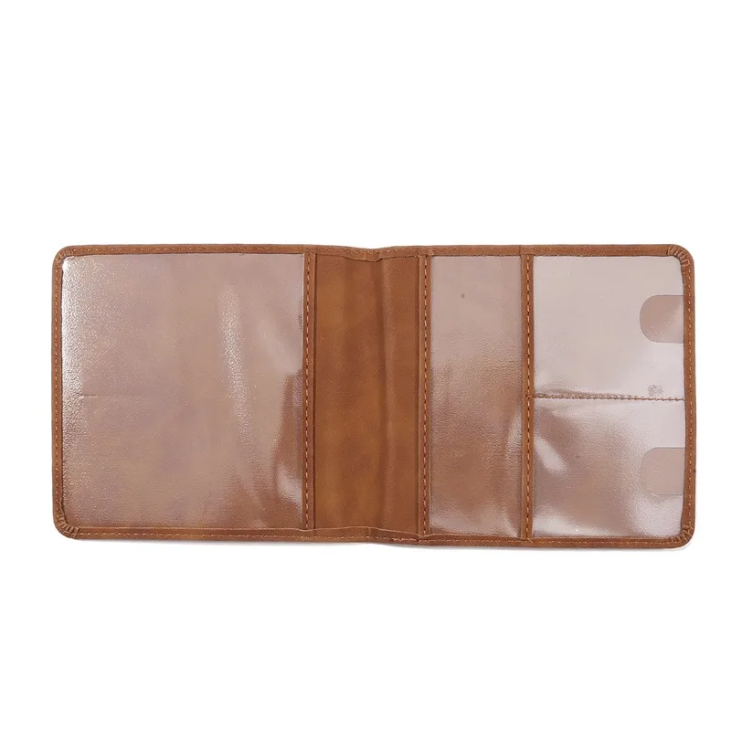 Car Registration Driver's License And Insurance Card Holder - Leather Vehicle Glove Box Automobile Documents Paperwork Organizer