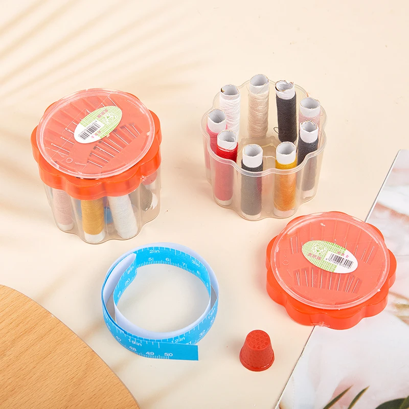 Needle And Thread Box Essential Durable Portable Versatile Home Sewing Needle And Thread Set Embroidery Accessories