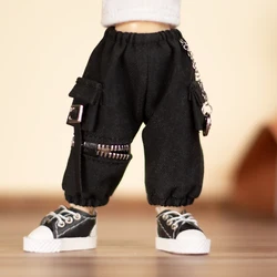 Ob11 Cool Chain Cargo Trousers Overalls Pant Doll Accessories For Nendoroids, Penny, Ymy, Molly,Gsc,Obitsu 11,Body9 Doll