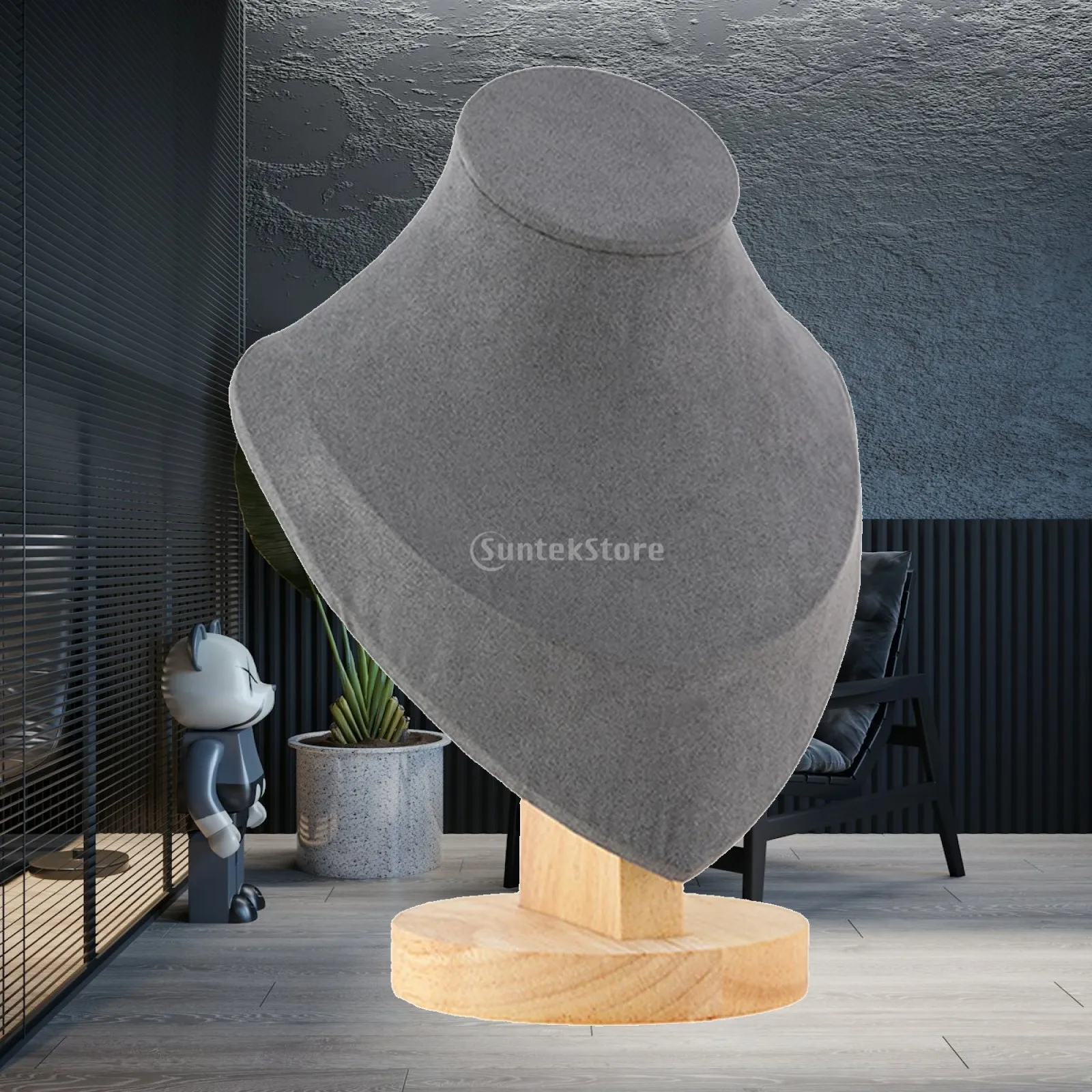 Jewelry Display Mannequin Bust Necklace Display Bust for Shelves Countertops