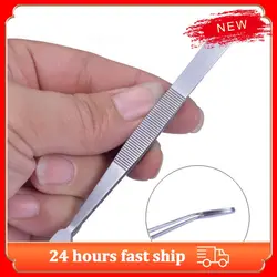 Long Straight Forceps Reliable Anti-corrosion Durable Precise Professional Long-lasting Stainless Steel Forceps Medical Tweezers