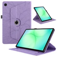 Para Samsung Galaxy Tab A11 funda SM-X130 X133 X135 360 giratoria PU soporte de cuero Tablet Coque para Galaxy Tab A11 funda de 8,7 pulgadas