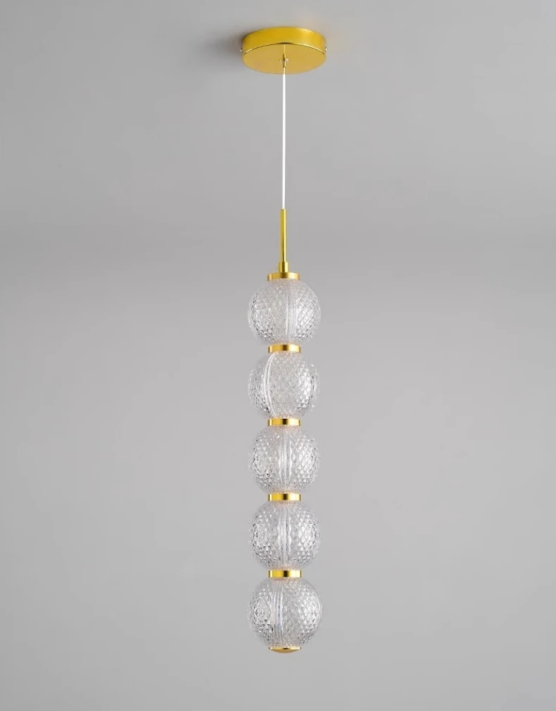 Transparent Acrylic Ball LED Pendant Lights