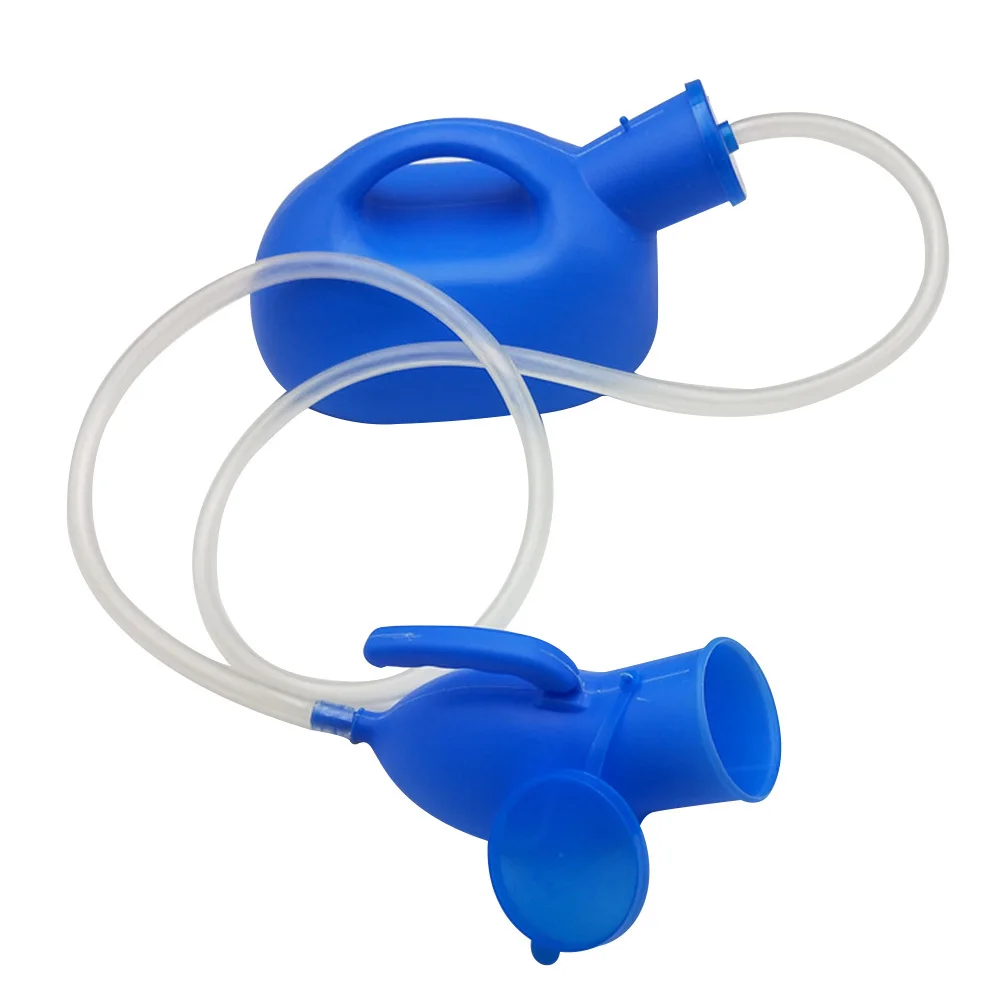 

2000Ml Spill Proof Urinal Bottle with Handle Portable Travel Pee Jar for Elderly Patients Hospital Home Care Compact Space