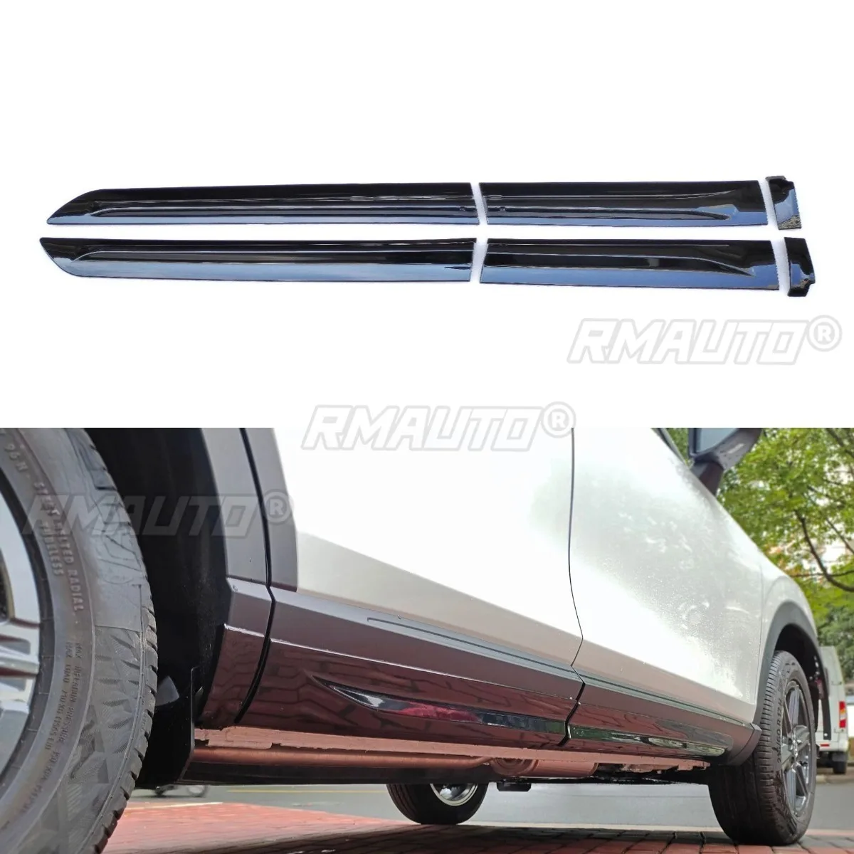 

For Honda Vezel XRV HRV Sport Car Side Skirt Lip Spoiler Extension Splitter Diffuser For Honda Vezel XRV HRV Sport 2023 Body Kit