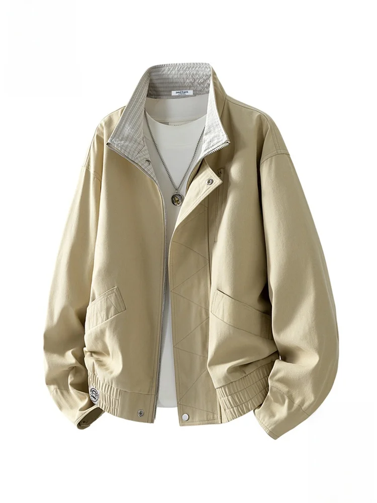 

Мужская свободная куртка Paul Frank Large-Mouth Monkey в японском стиле, модная, с воротником-стойкой, осенняя коллекция