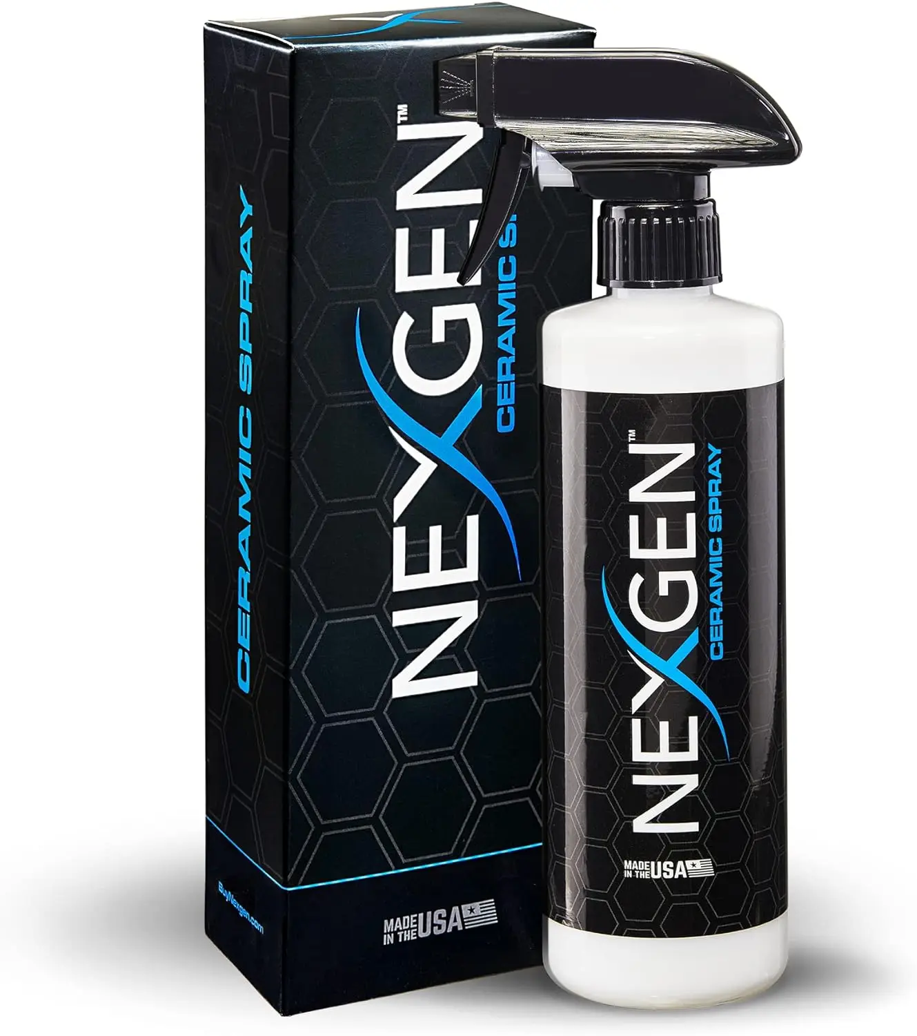 Nexgen Ceramic Spray Silicon Dioxide Easy to Apply,Ceramic Coating Spray for Cars — Professional-Grade Protective Sealant Polish