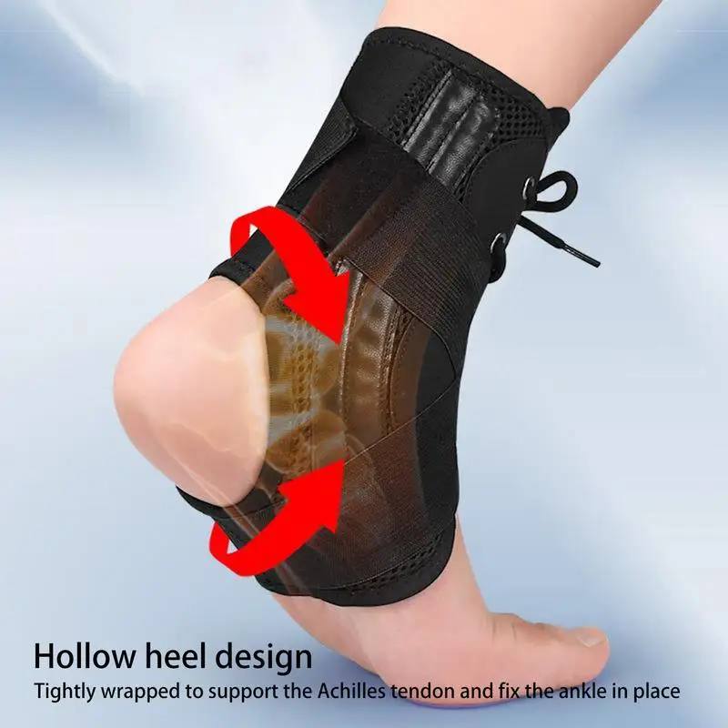 Ankle Brace Breathable Ankle Braces With Two-way Fixed Support Hollow Heel Design Gym Accessories Sports Supplies For Young