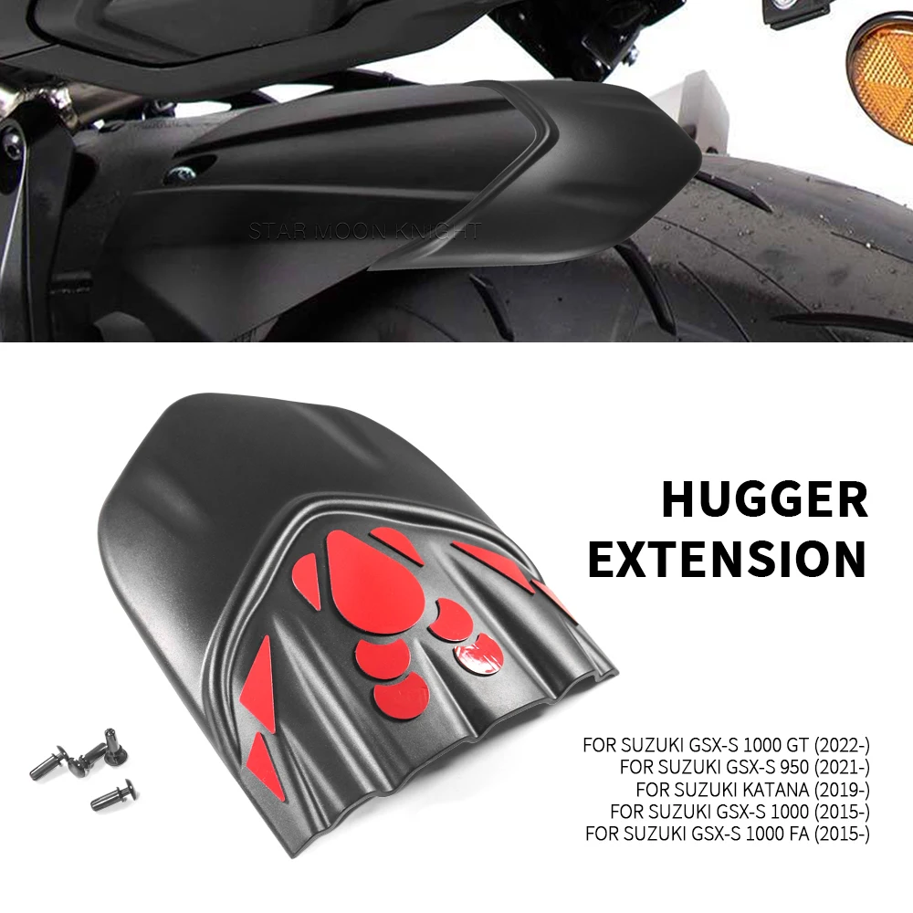 

For Suzuki GSX-S 1000 950 GSX-S1000 GSXS1000 GSXS950 GSX-S950 Katana Motorcycle Rear Mudguard Fender Extender Hugger Extension