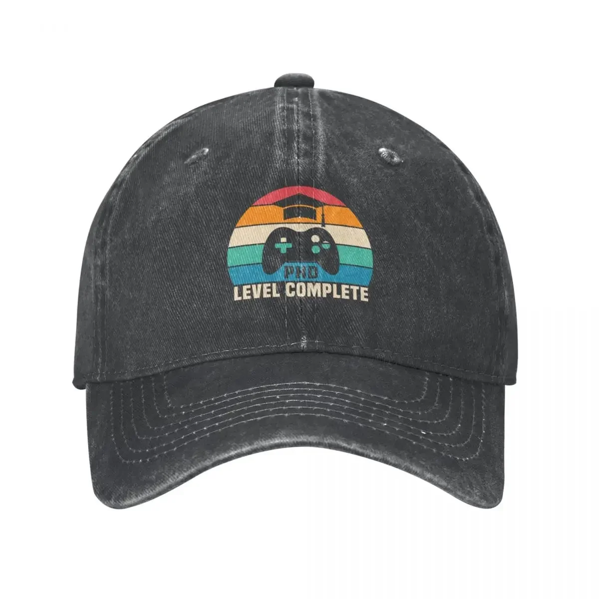 PhD Level Complete Doctorate Graduation Cowboy Hat Hat Beach Hat Man For The Sun Women's Beach Visor Men's