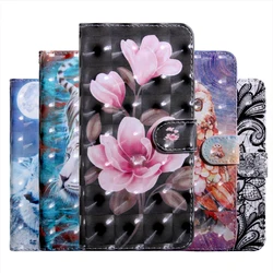 3D Flip Leather Wallet Case For Samsung Galaxy S6 S7 S8 S9 S10 S20 S21 30 Plus Ultra Edge Magnetic Wallet Case Galaxy S20 S21 FE
