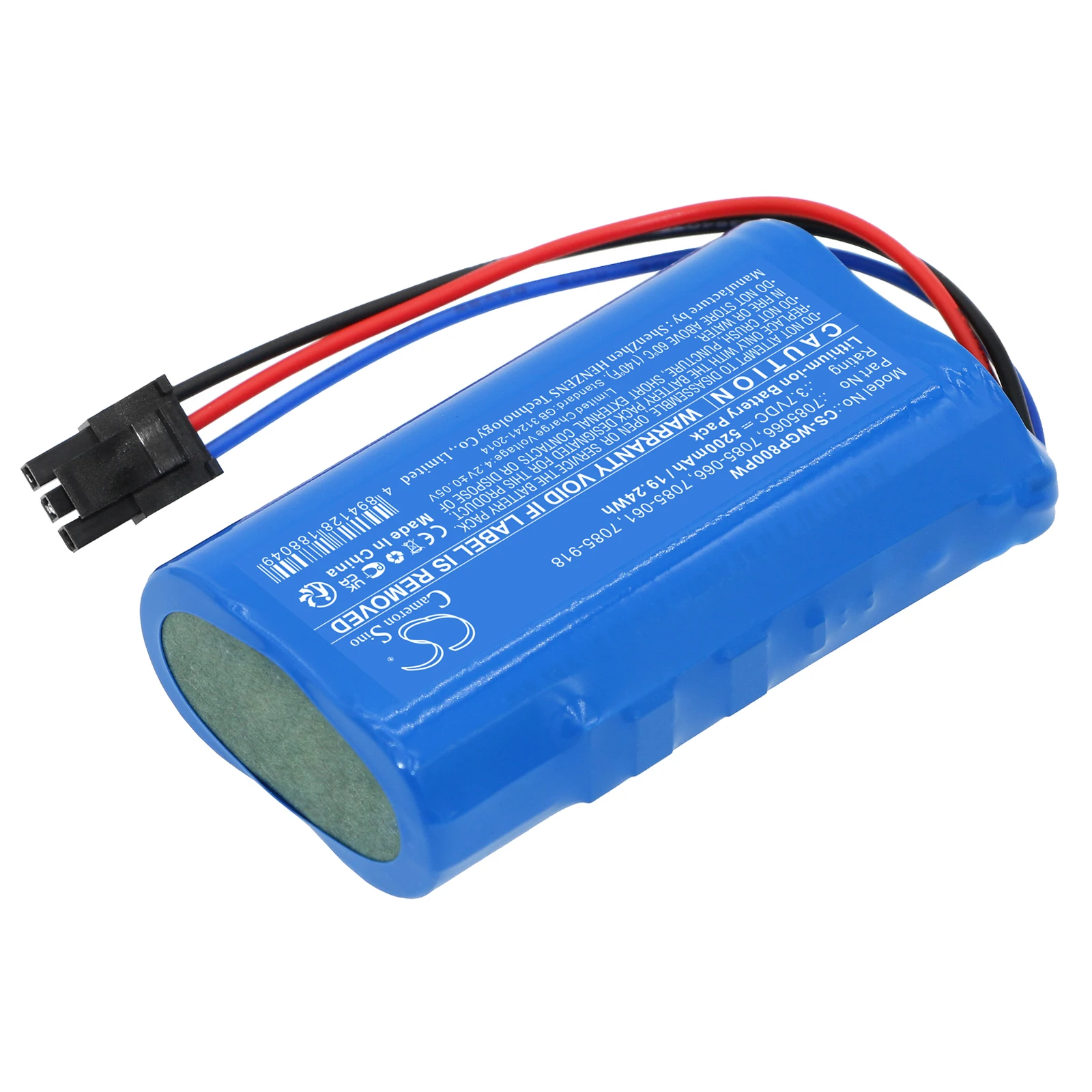 CS Ersatzakku für WOLF Garten Li-Ion Power 80, Li-Ion Power 80 ( 7085880   Serie, Li-Ion