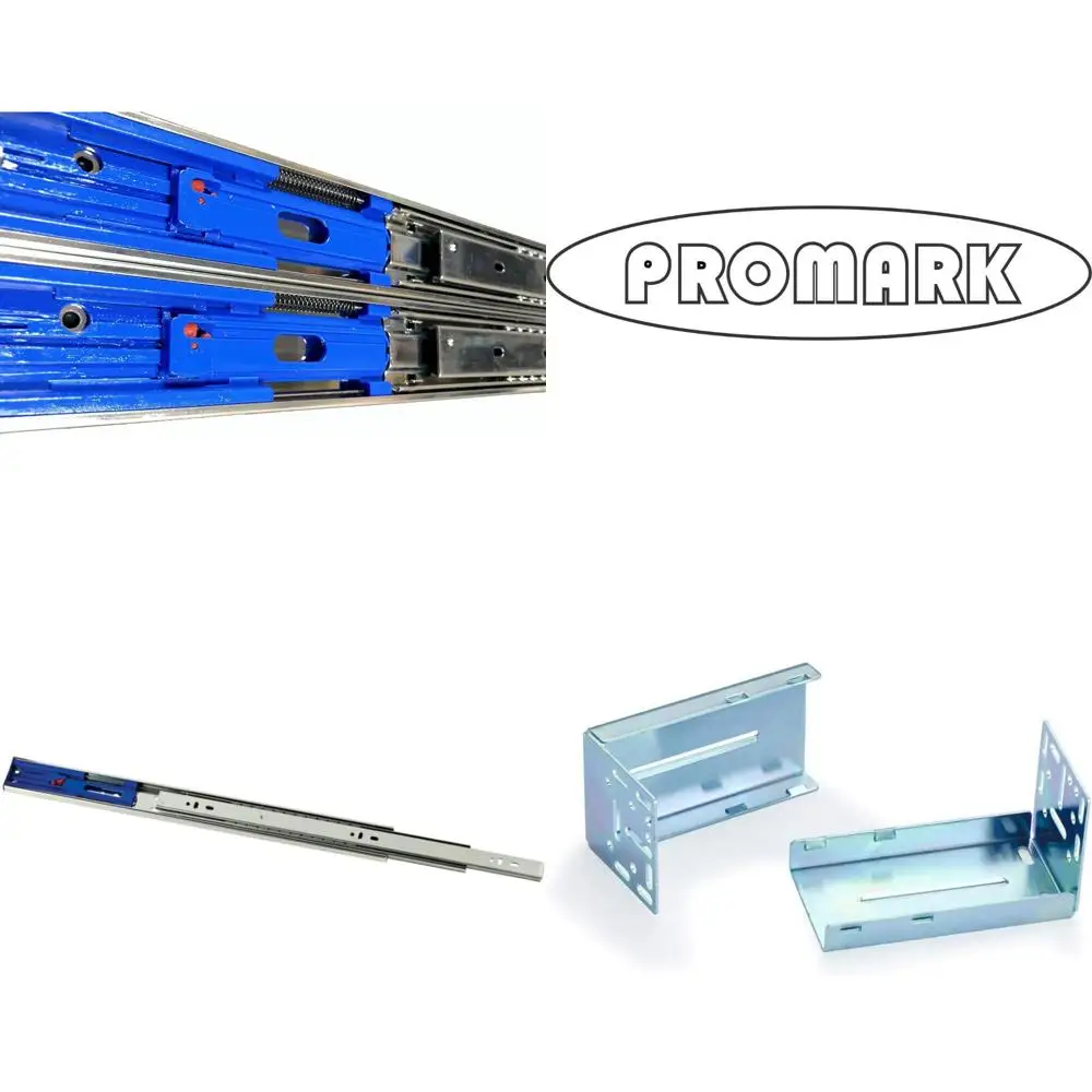 

Full Extension Soft Close Side Mount Drawer Slides 100LB Capacity, 12 Inches, 10 Pack for Smooth Operation