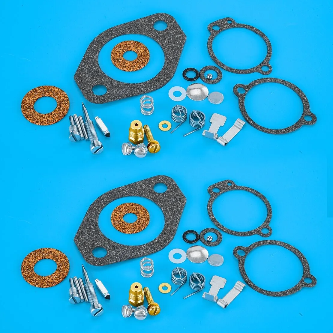 2Pcs Carburetor Repair Rebuild Kits Fit for Mercury 65-150HP Inlines OE 1395-5109-1 18-7021 Outboard Carb Overhaul Parts