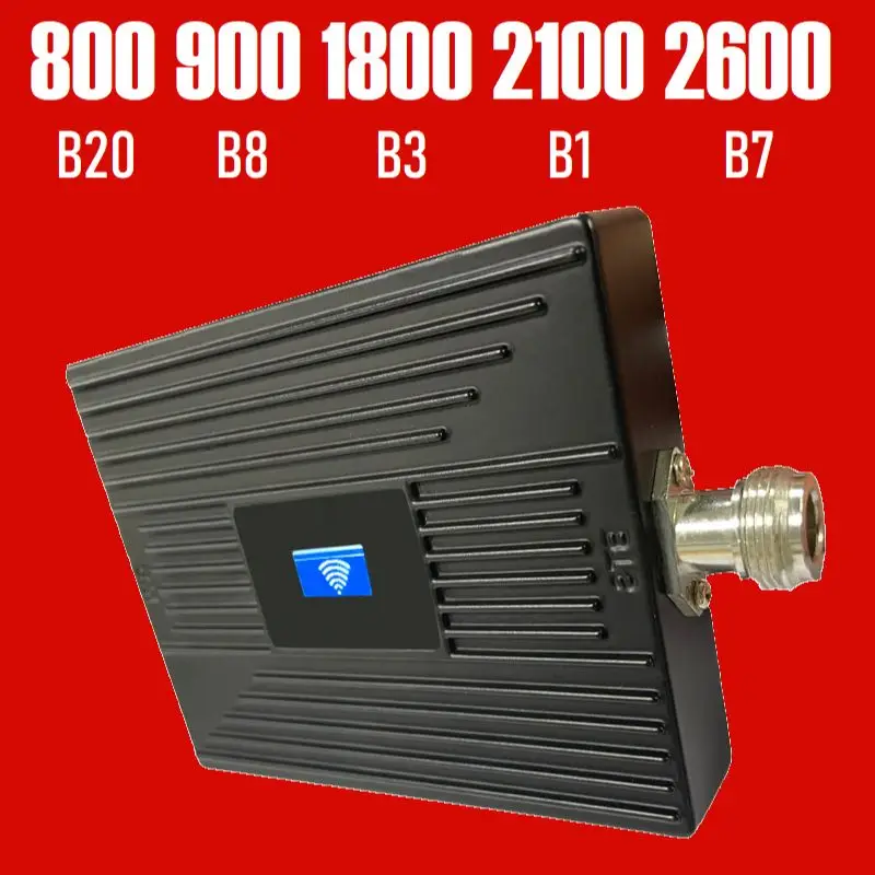 2023 High Gain High Quality 3G 4G 5G Cellular Mobile Signal Amplifier Booster Repeater B20 B8 B3 B1 B7 800 900 1800 2100 2600