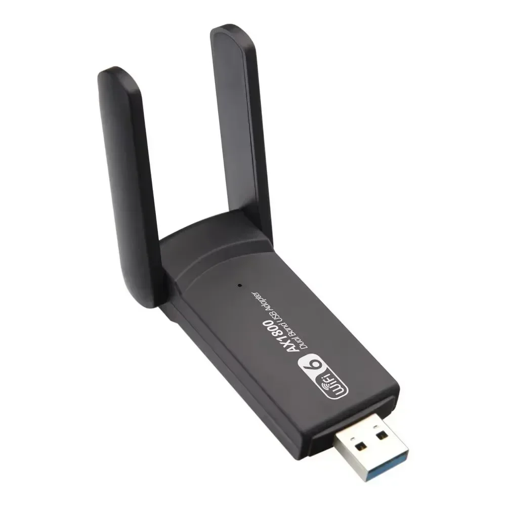 

1800Mbps USB3.0 Wireless Network Card WiFi 6 USB WIFI Adapter Wi-Fi Dongle for Win 10/11 PC 802.11AX