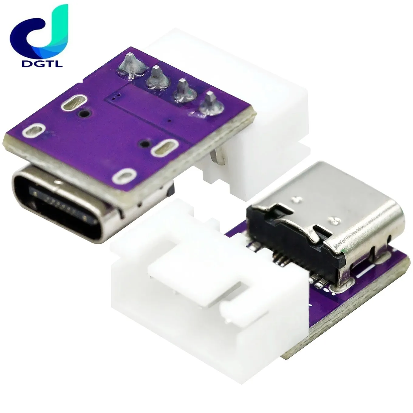 High Current Power Conversion Board, USB3.1, 16P a 2.54, conectado em ambos os lados da TYPE-C Motherbase Test Board