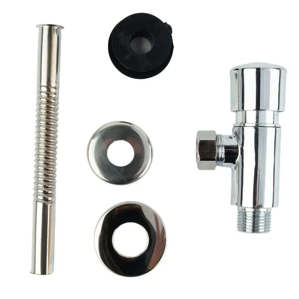 Toilet Alloy Push Button Urinal Flush Valve With Polished Chrome Bathroom Delay Urine Valve Pee Self-closing Flush Valve