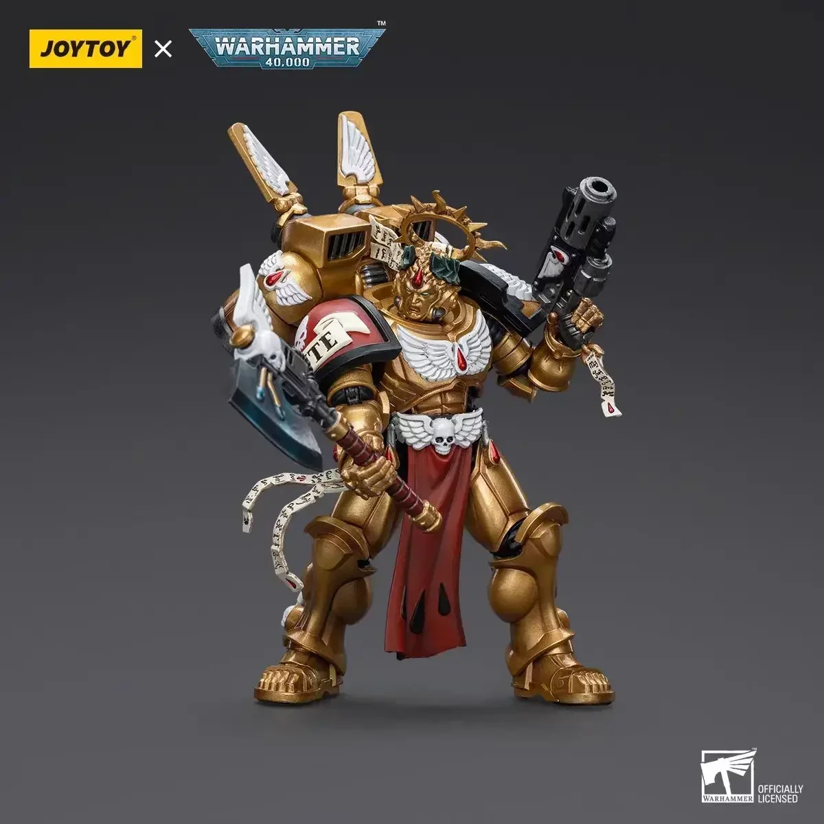 

JOYTOY Warhammer 40k Dante 1/18 Action Figure 12.6 Cm Blood Angels Commander Model Toys Gift in Stock