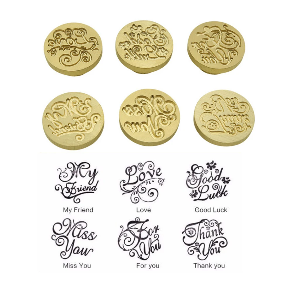

1Pcs Retro Wax Seal Stamp Wood Handle DIY Envelope Ornament for Letters Certificates Documents Scrapbooking Label Sticker Craft