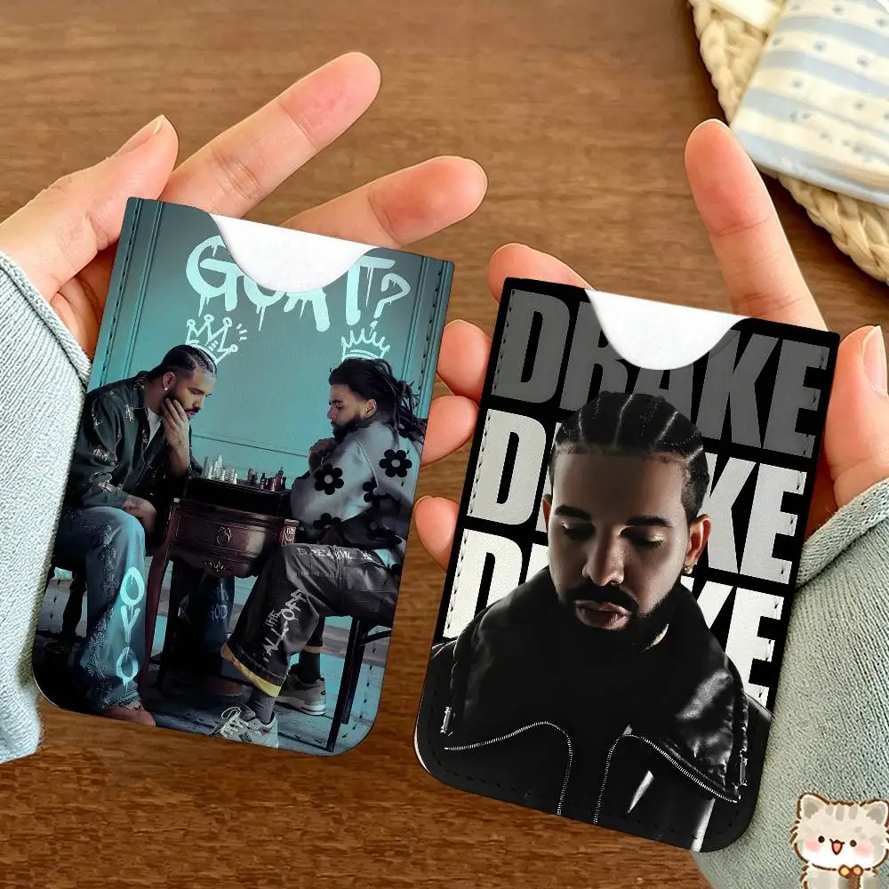 Drake Rapper Credit ID Business Card Holder, Practical Pocket Gift for Outdoor Driving & Daily Use