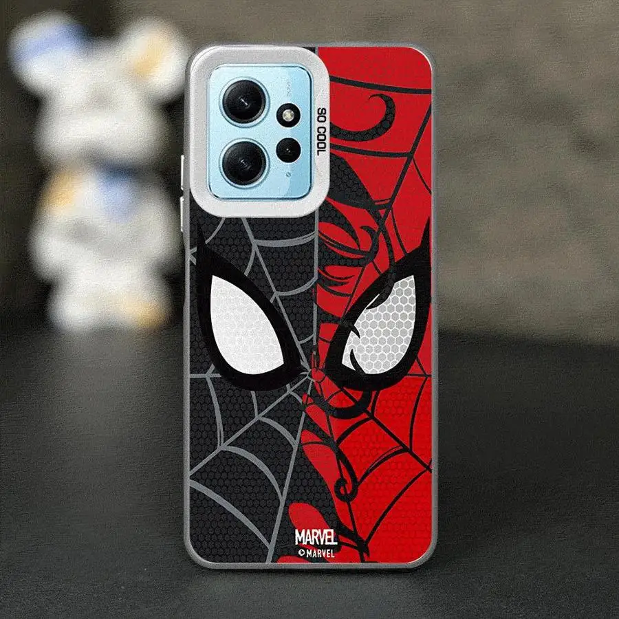 Marvel Sipider Man Phone Case for Xiaomi Redmi Note 11 Pro 5G 12S 11S 12 13 11 Pro Plus 10S 10 Pro 13 5G Capa Coque Cover