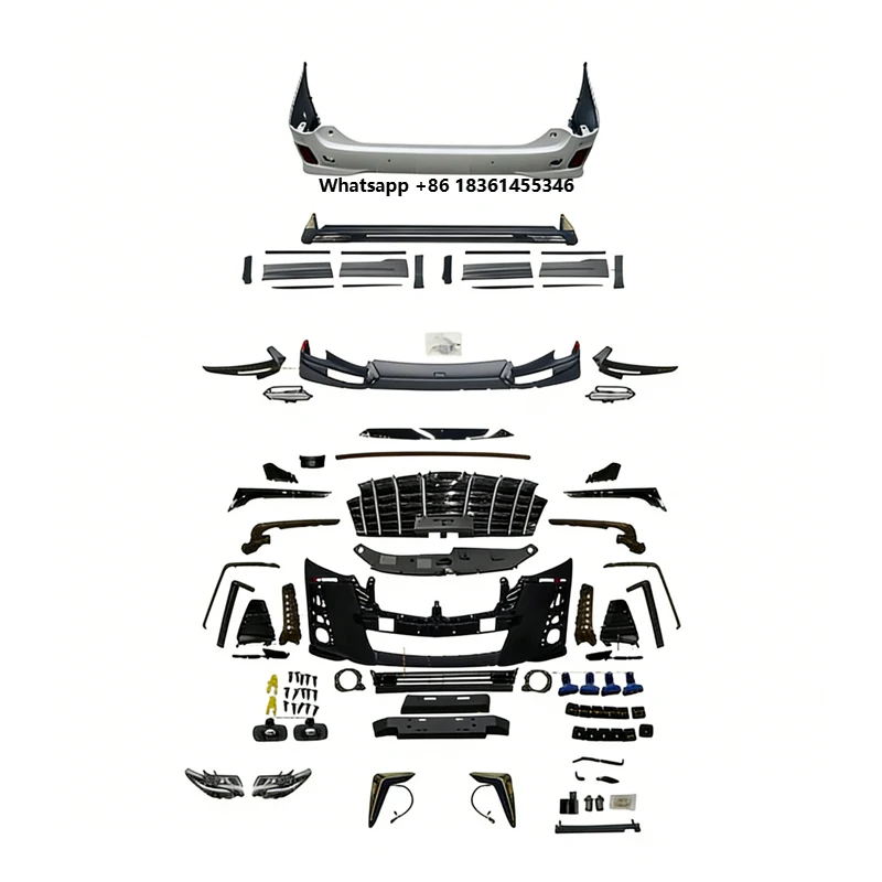 

For Alphard 2015-2023 Tegarry SC Upgraded Body Kit + TRD Small Body Kit Front and Rear Bumper Assemblies