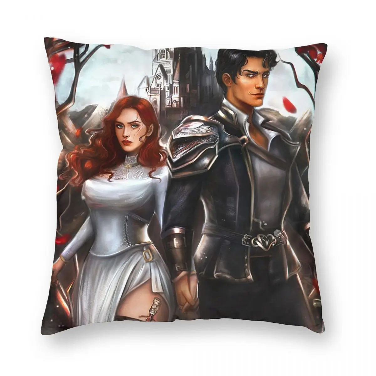 From Blood And Ash Poppy And Hawke Pillowcase Polyester Linen Velvet Printed Zip Decor Pillow Case Sofa Cushion Cover 45x45