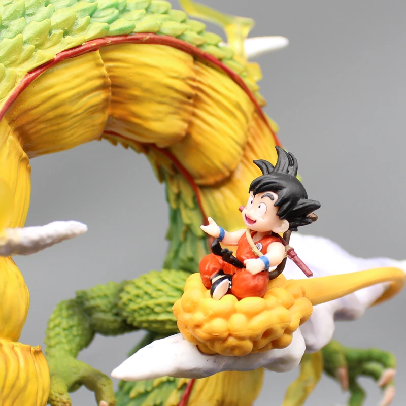 40cm Dragon Ball Z Figure Gk Son Goku Wish Dragon Shenron Action Figure Pvc Anime Model Statue Collection Ornament Doll Toy