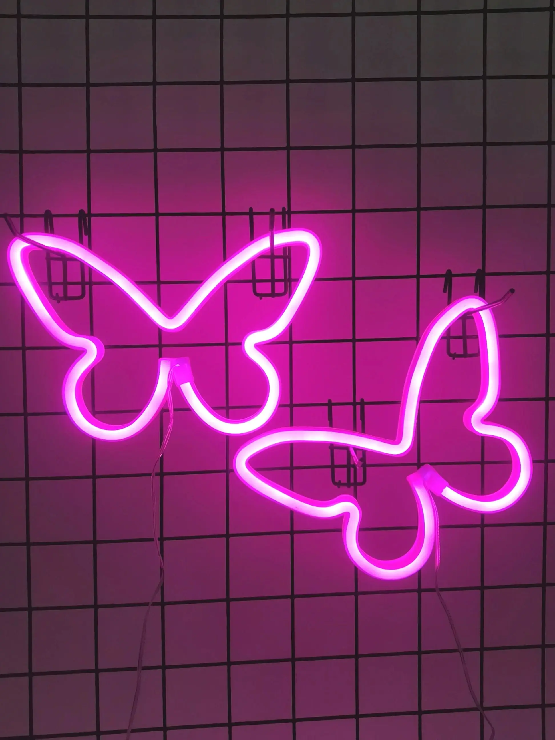 LED-Neonlicht mit Schmetterlingsliebe, Mädchenzimmer, Geburtstag, Weihnachten, Hochzeit, Party, Valentinstagsgeschenk, USB/batteriebetrieben – Detail 7