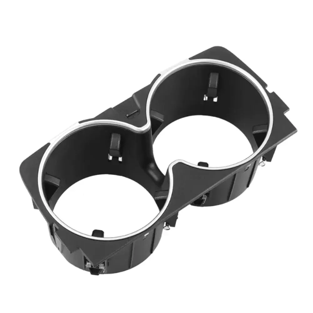 

Black S-Class Cup Holder Drink Holder Center Console Insert Double Cup Design Non-slip Design Multifunctional Design