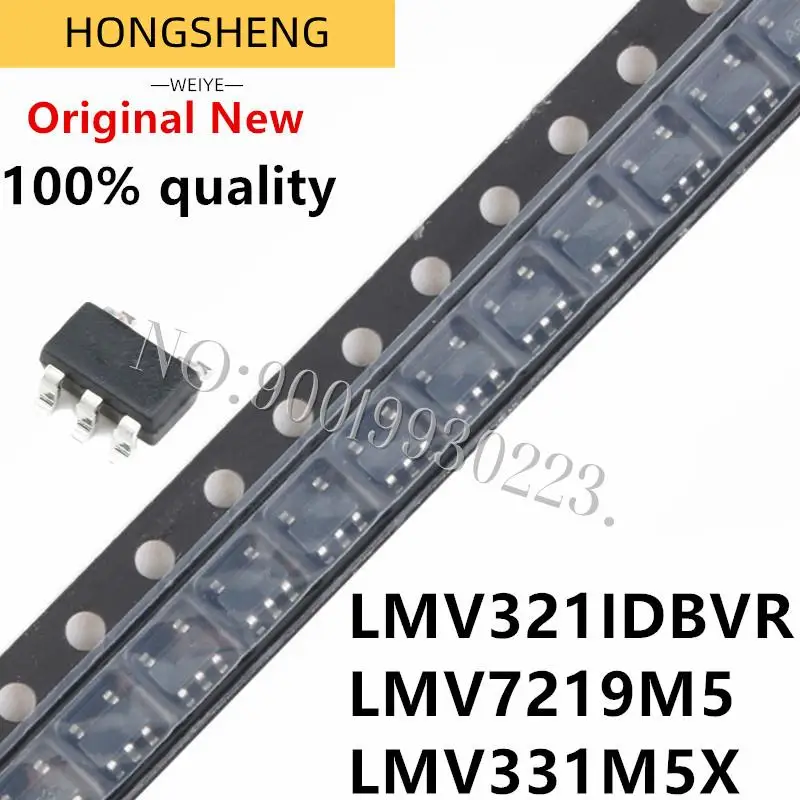 100% New 10pcs/lot  LMV321IDBVR LMV321 RC1F LMV7219M5X LMV7219 LMV7219M5 C14A LMV331M5X/NOPB C12 LMV331 SOT23-5 In Stock