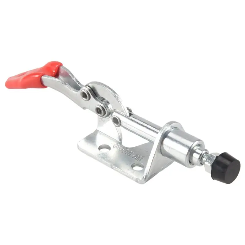 A76X-12Pcs GH-301AM 45Kg Toggle Clamp Quick Release Pull Action Vertical/Horizontal Type Clamps Hand Tool For Woodworking