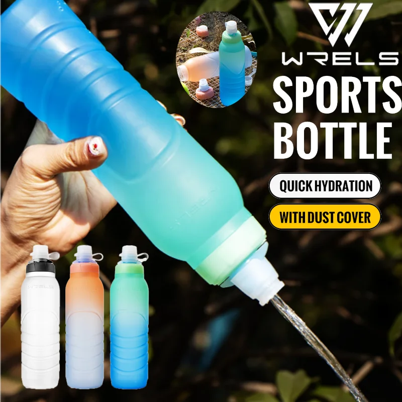Water Bottle Collapsible - WRELS Botol Air Olahraga Ultraringan Portabel