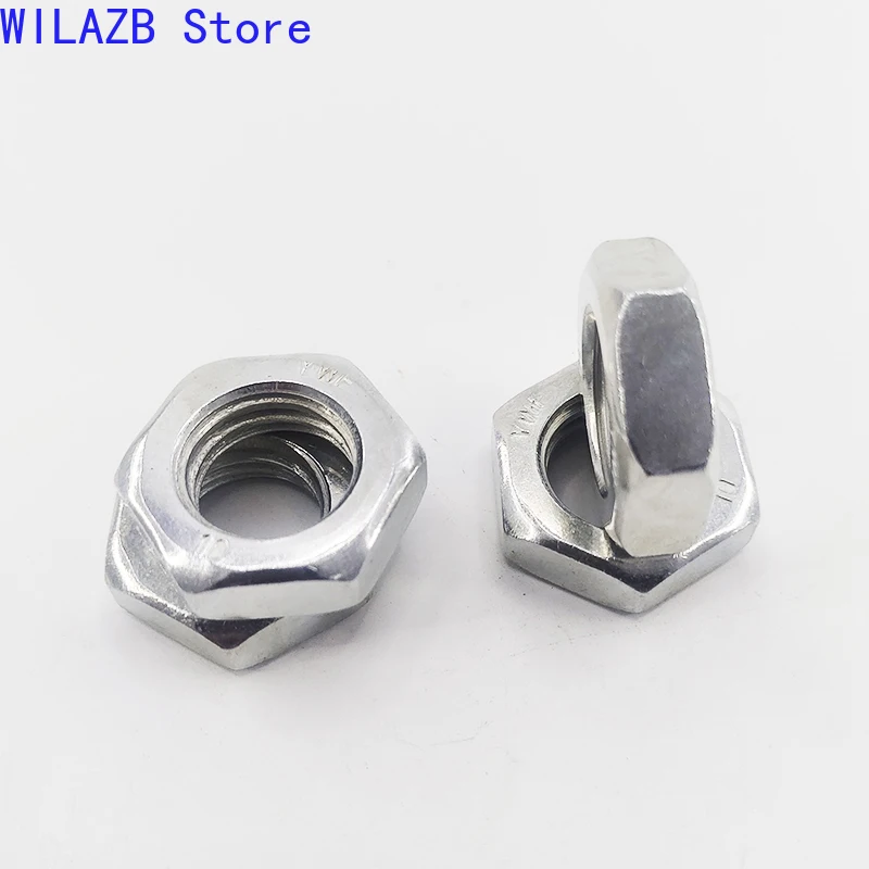 5/10/20/50Pcs GB6172 M3 M4 M5 M6 M8 M10 M12 Zinc Plated Hexagonal Nut Thin Hex Nuts Bolts and Nuts DIN439