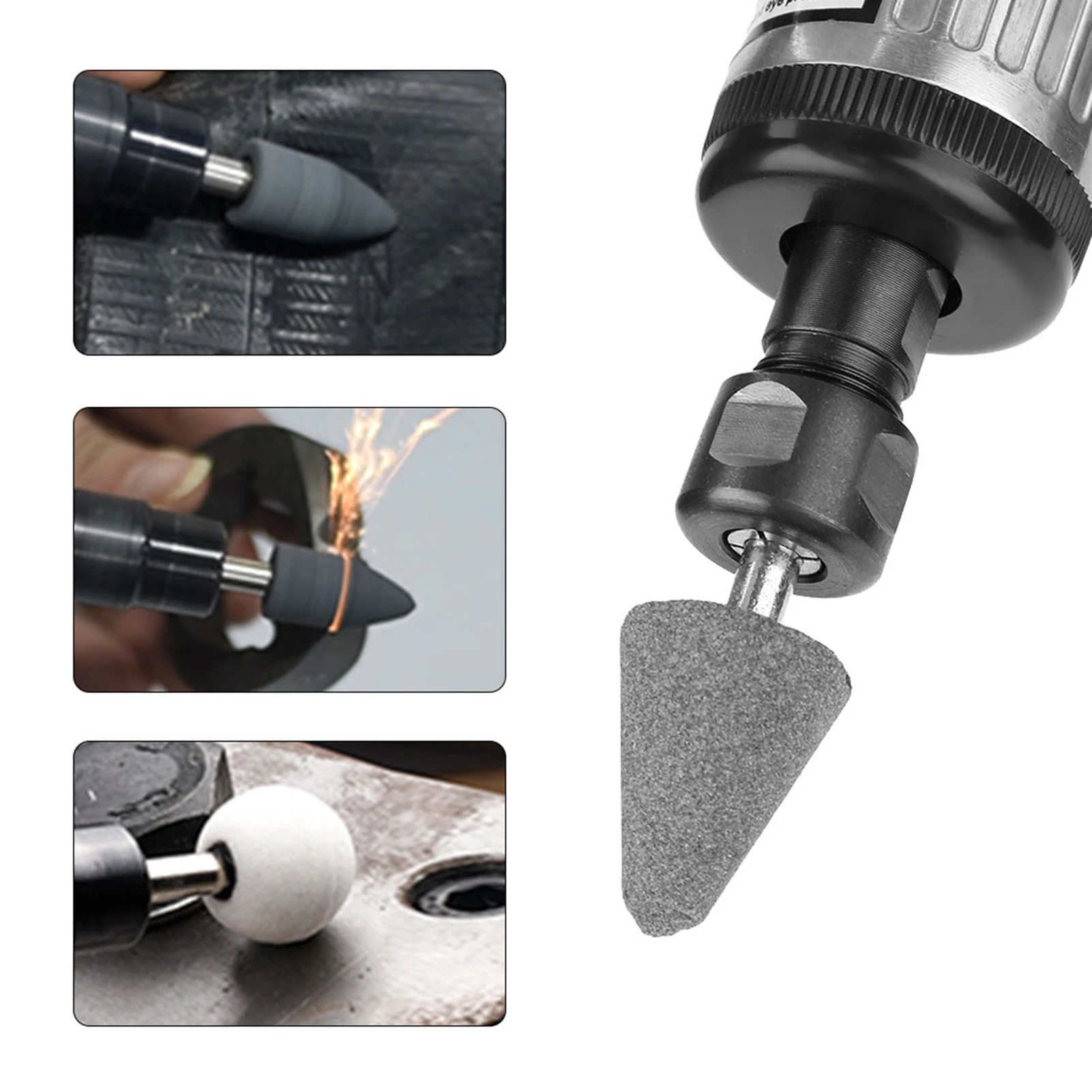 AT-7033K Metal Pneumatic Sander Machine Polishing Grinder Die Air Tool Grinding Mill Tool Set Polishing Grinder