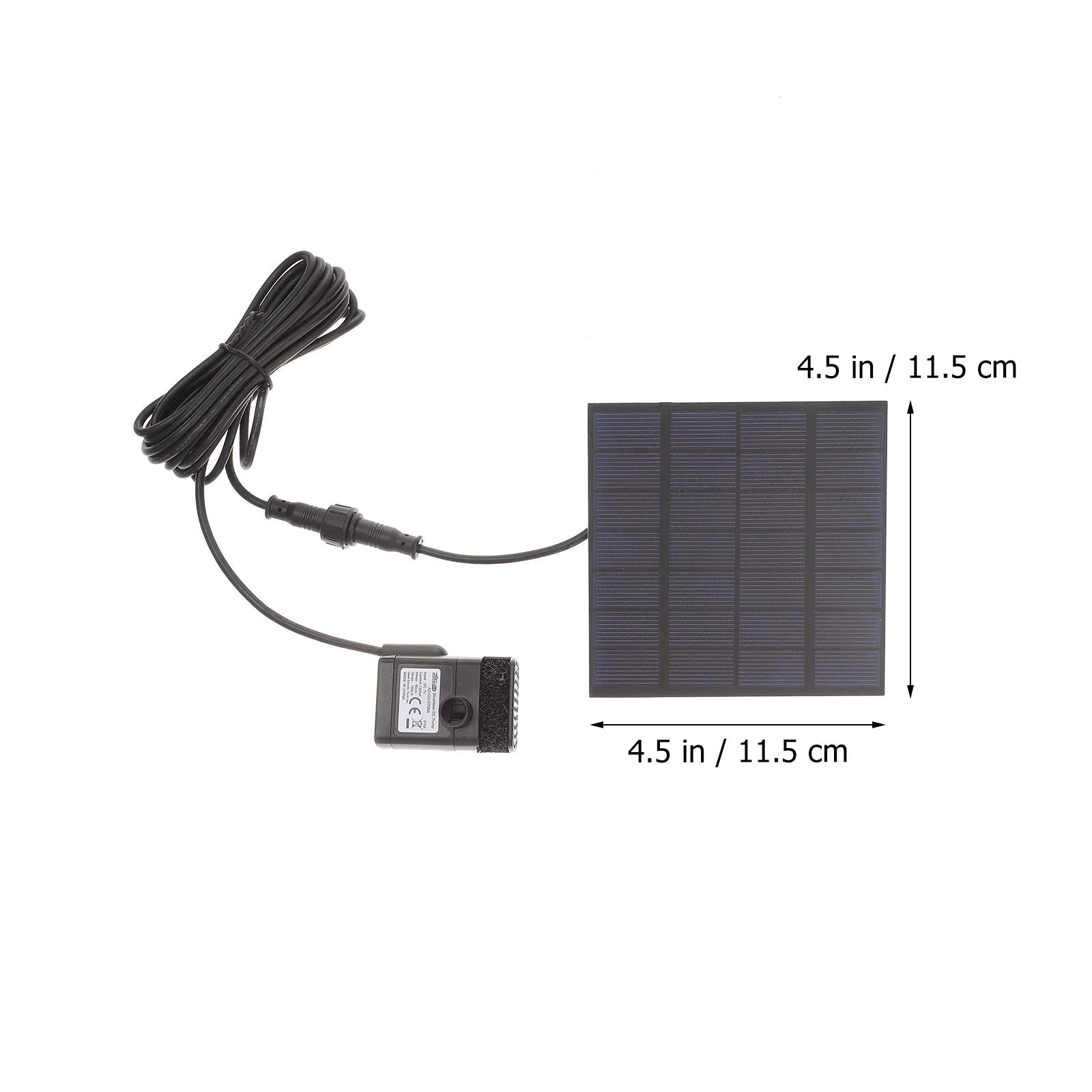 

6 V Swimming Pool Solar Fountain Pump Garden Water Diving Powered Silver for Feature