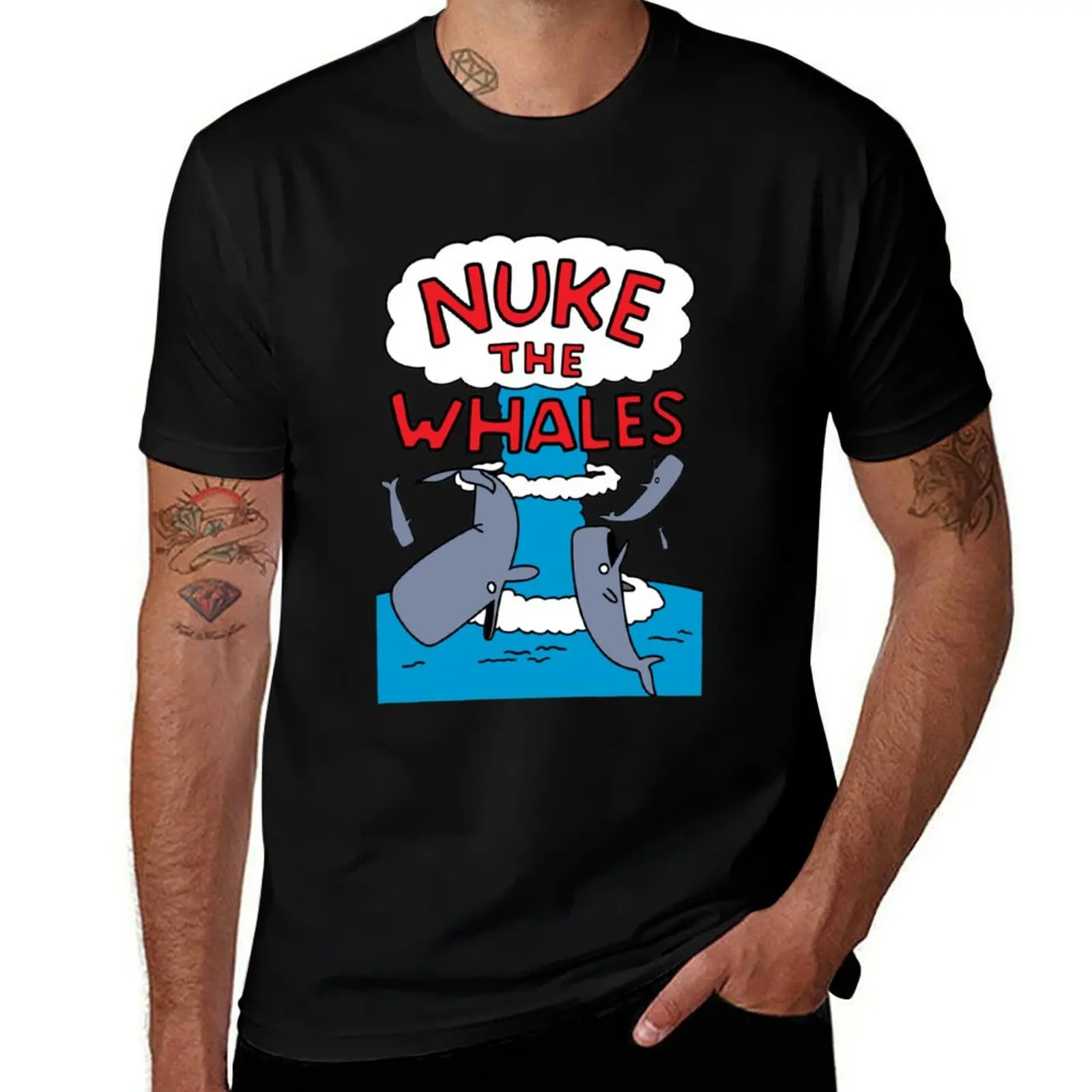 

Nuke The Whales T-Shirt g man t shirts for men t shirt man luxury T-Shirt